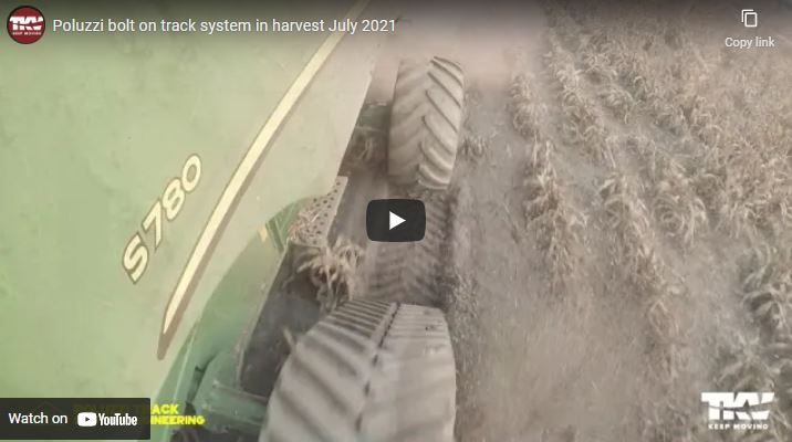 First Poluzzi bolt-on track system in harvest, in Australia