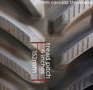 Endurotrak Heavy Duty Ag agricultural, farming, tractor rubber tracks tread pattern