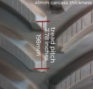 Endurotrak Super Duty Ag agricultural, farming, tractor rubber tracks tread pattern